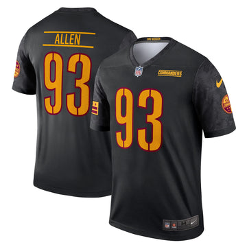 Jonathan Allen Washington Commanders black Legend jersey