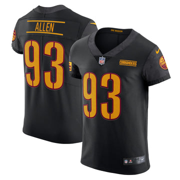 Jonathan Allen Washington Commanders black Vapor jersey