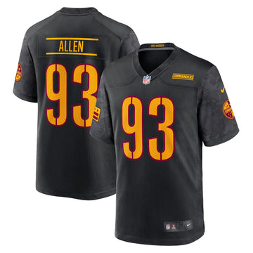 Jonathan Allen Washington Commanders black jersey