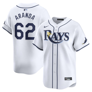 Jonathan Aranda Tampa Bay Rays white Limited jersey
