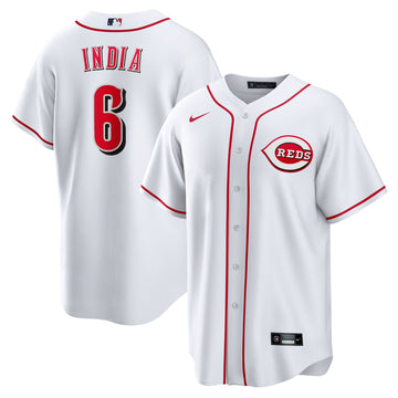 Jonathan India Cincinnati Reds white jersey