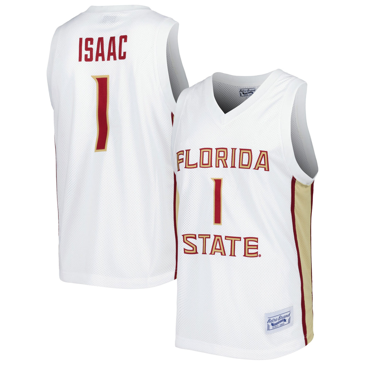 Jonathan Isaac Original Florida State Seminoles white Retro jersey