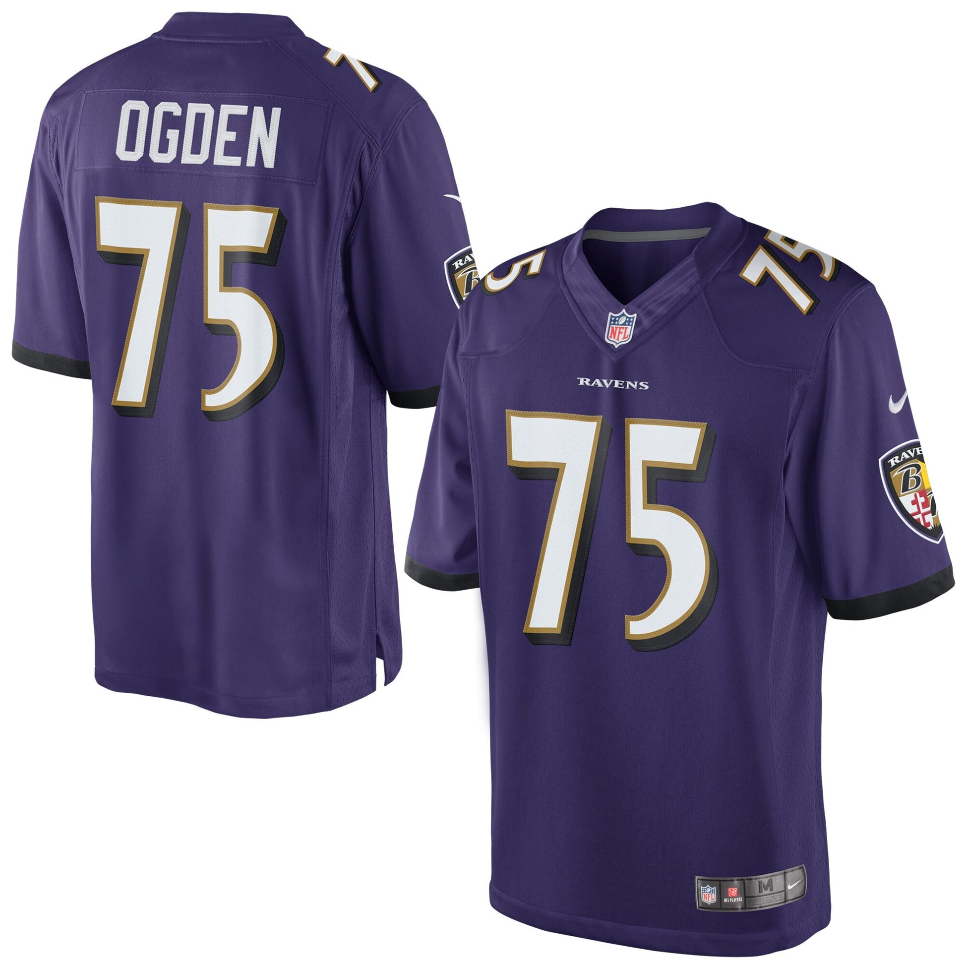 Jonathan Ogden Baltimore Ravens purple Limited jersey