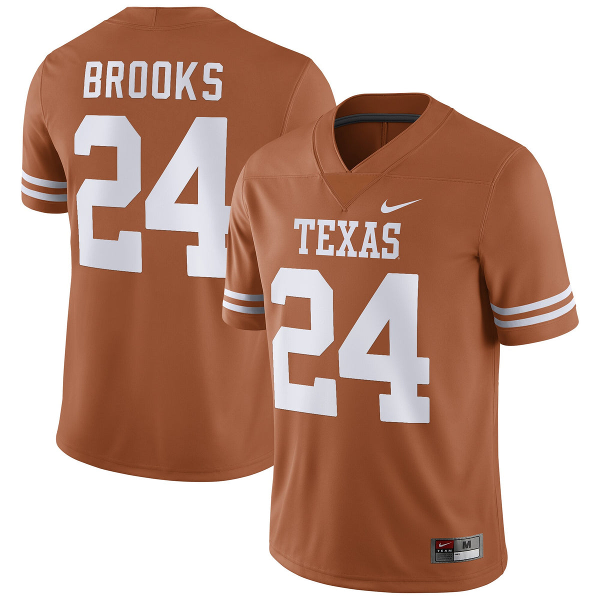 Jonathon Brooks Texas Texas Longhorns orange jersey