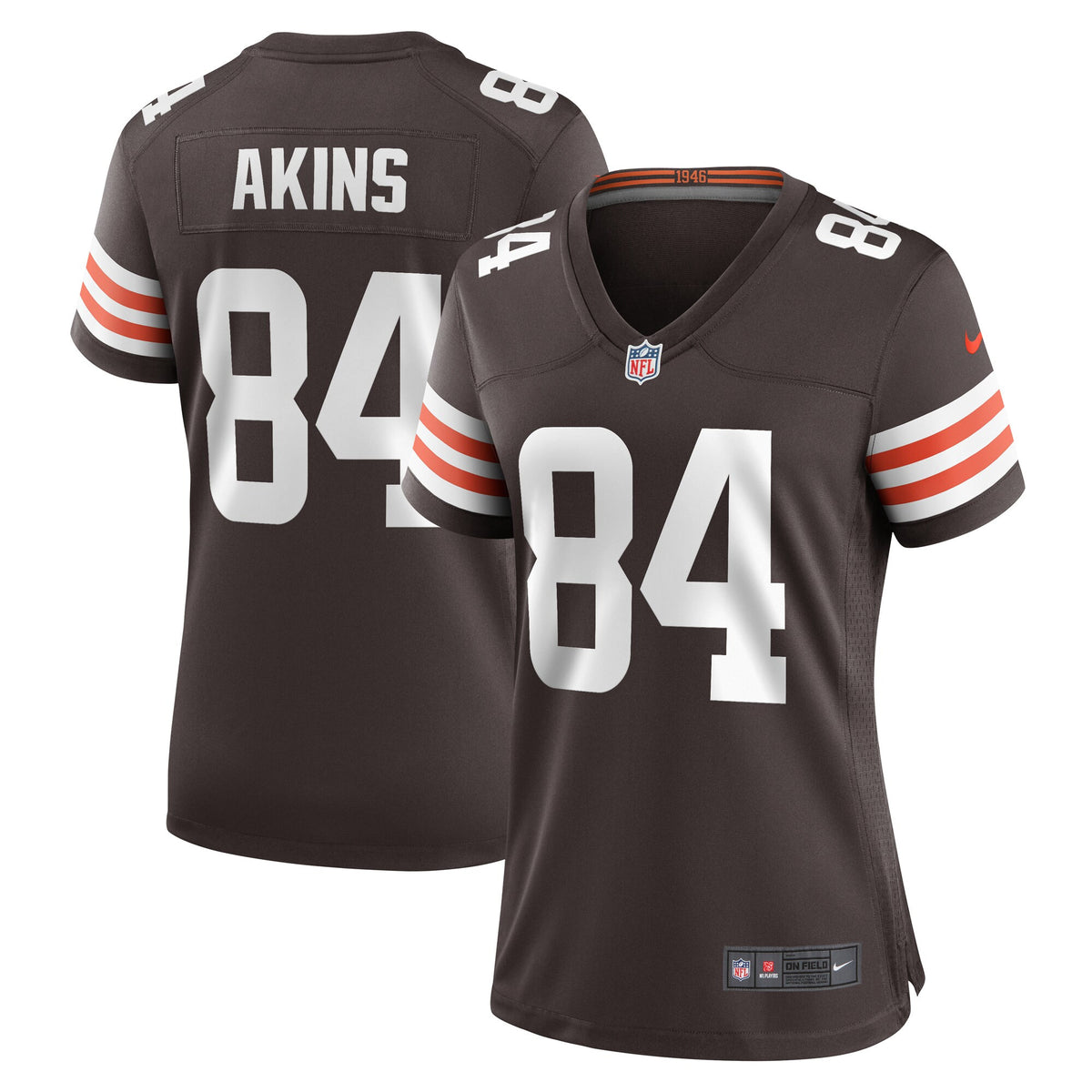 Jordan Akins Cleveland Browns brown jersey
