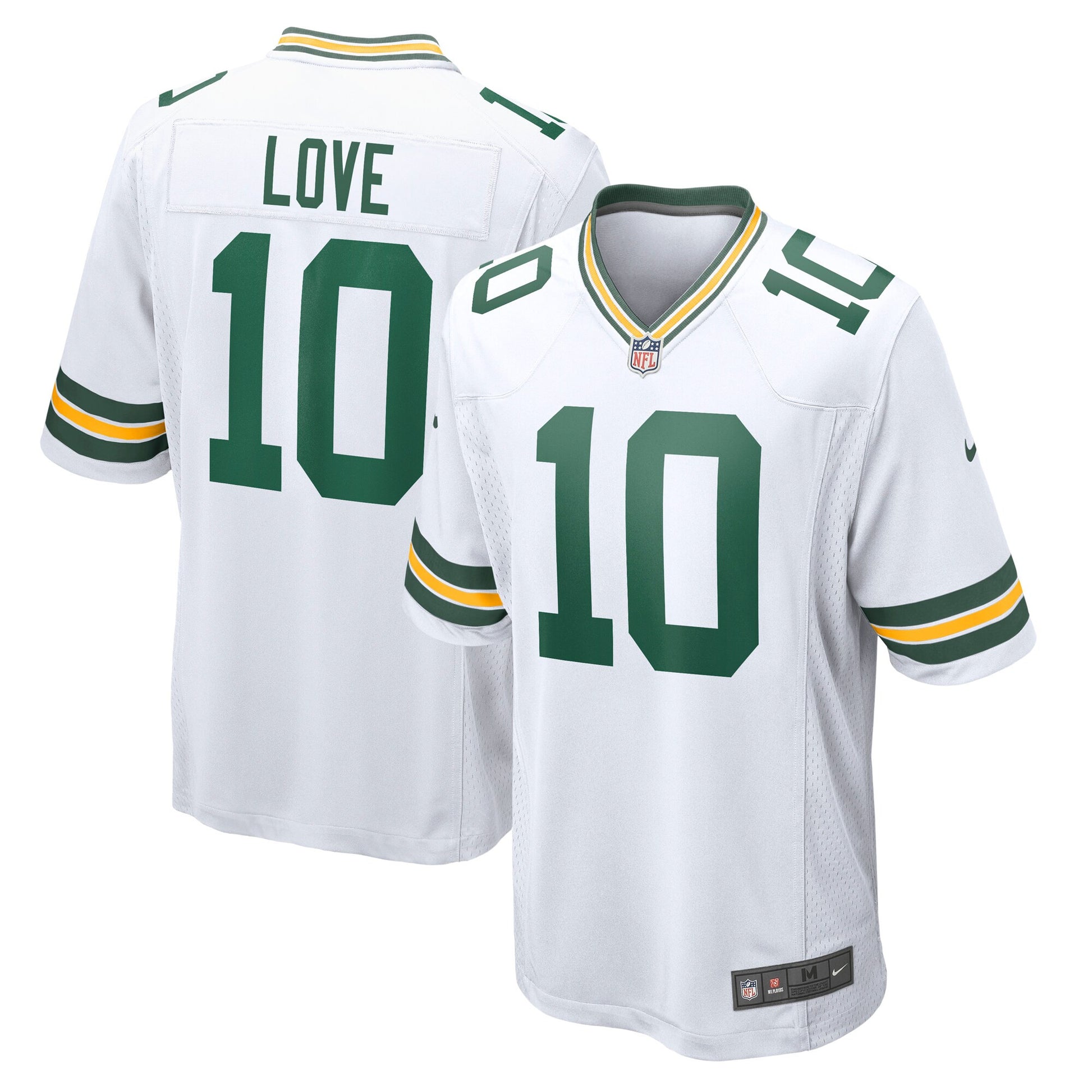 Jordan Love Green Bay Packers white jersey