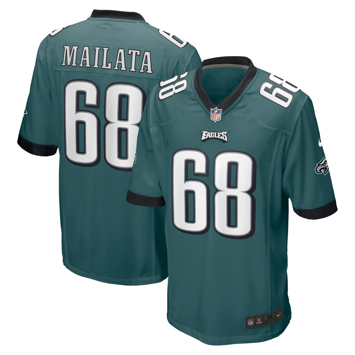 Jordan Mailata Philadelphia Eagles green jersey