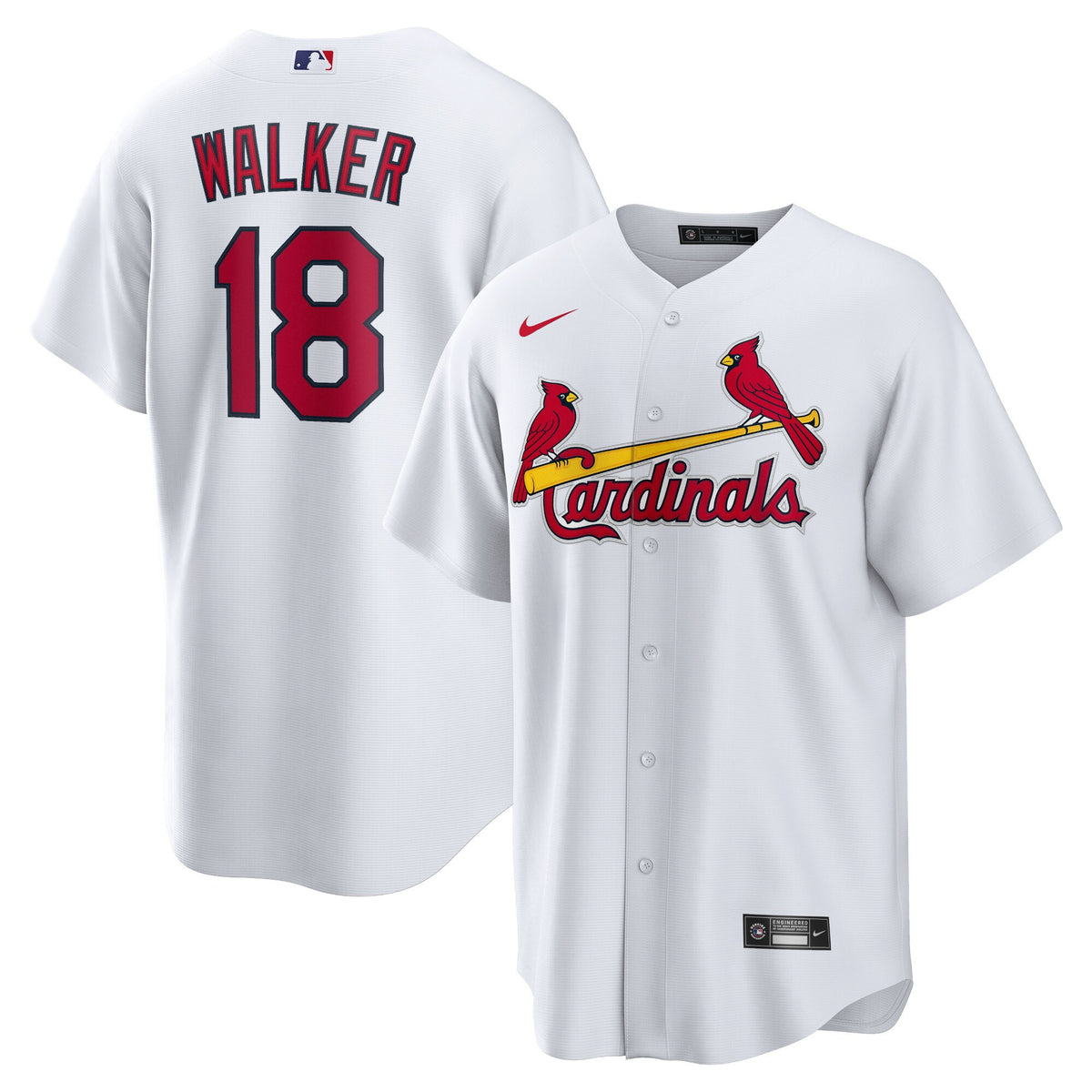 Jordan Walker St. Louis Cardinals white Home jersey