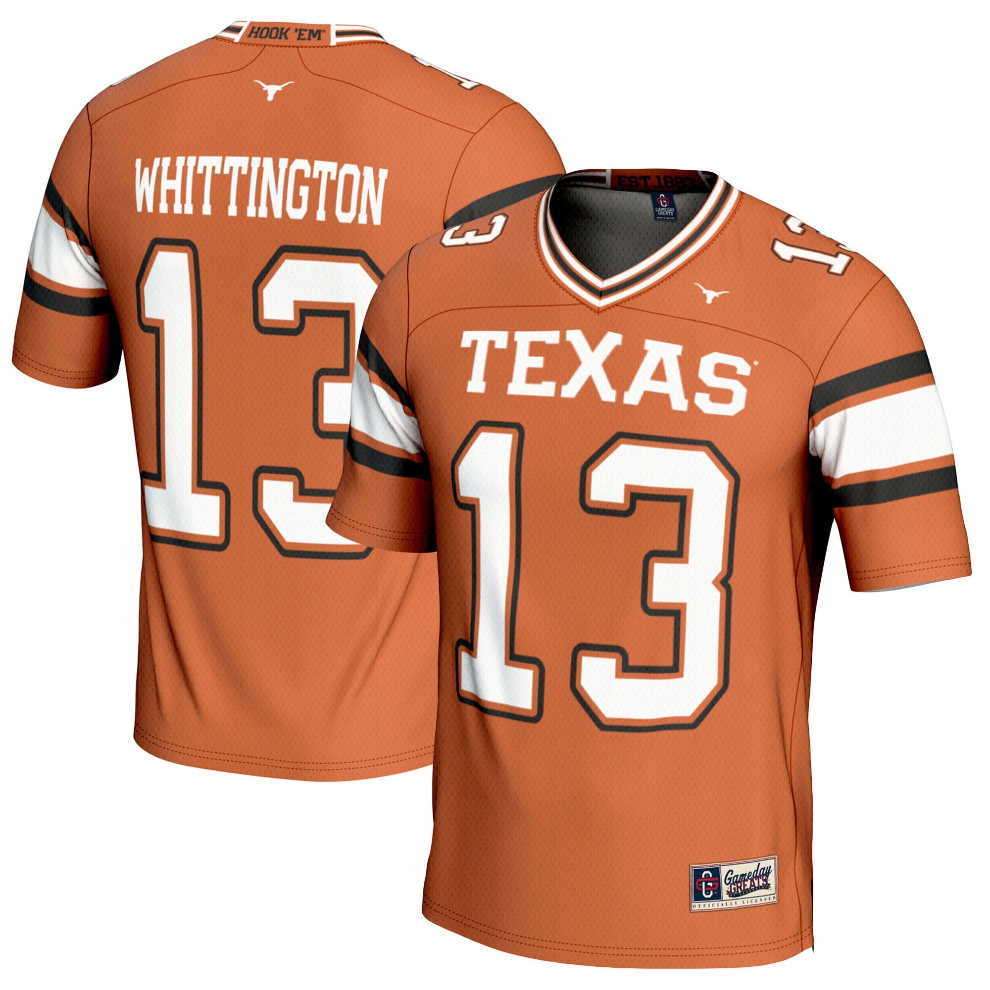 Jordan Whittington Texas Texas Longhorns orange jersey