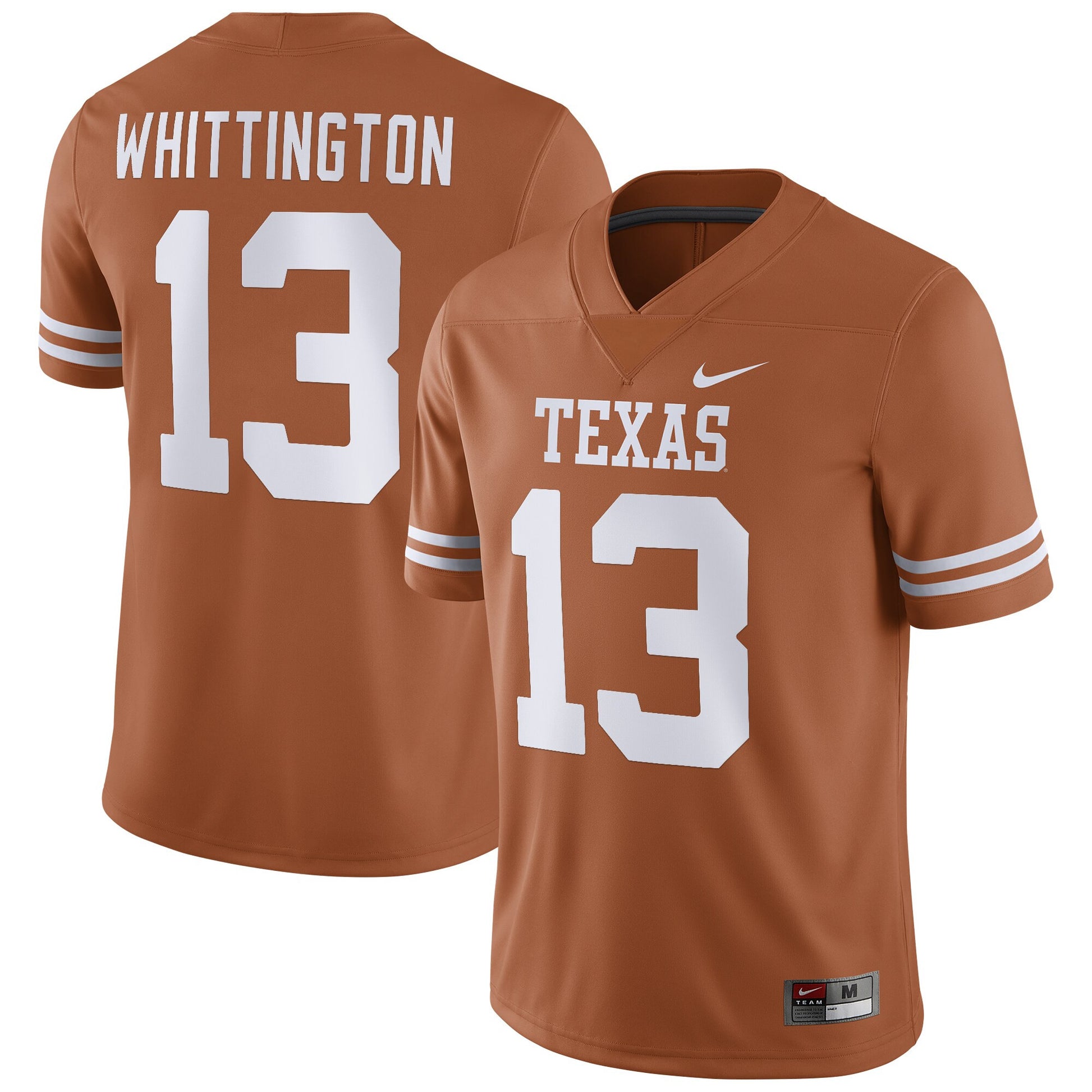 Jordan Whittington Texas Texas Longhorns orange jersey
