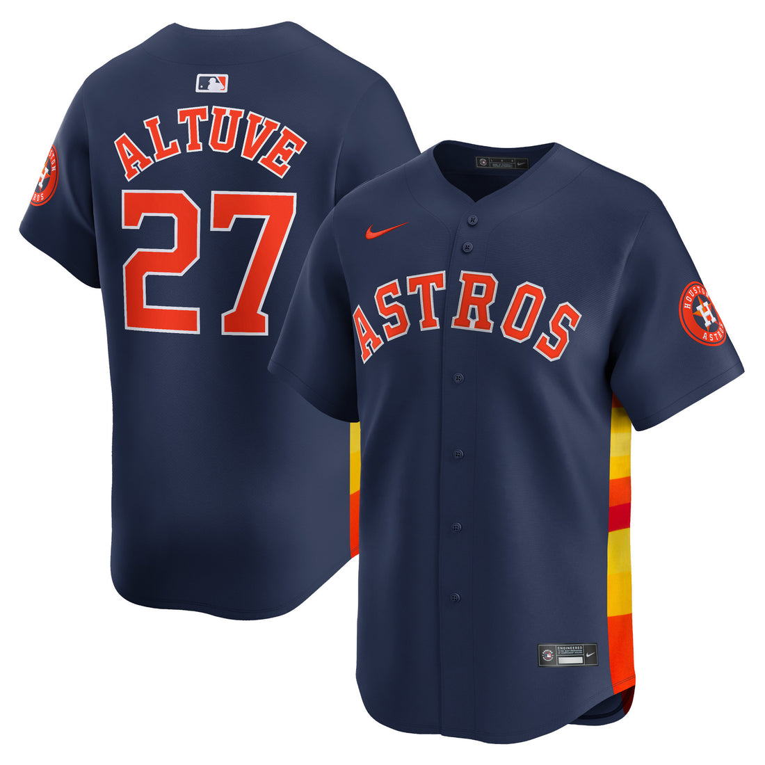 Jose Altuve Houston Astros navy Limited jersey