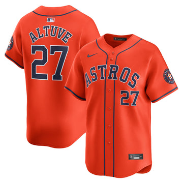 Jose Altuve Houston Astros orange Limited jersey