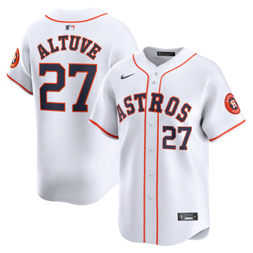 Jose Altuve Houston Astros white Limited jersey