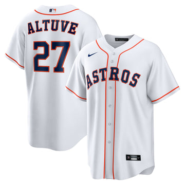 Jose Altuve Houston Astros white Home jersey