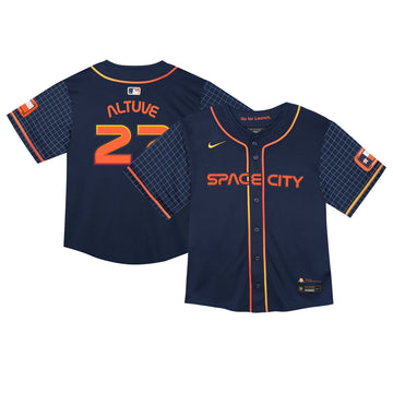Jose Altuve Houston Astros navy City Connect jersey