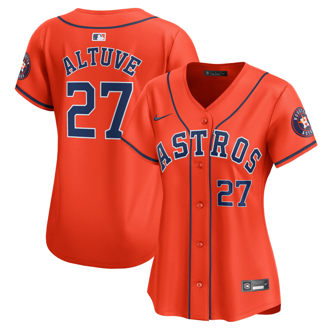 Jose Altuve Houston Astros orange Limited jersey