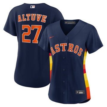 Jose Altuve Houston Astros navy Alternate jersey