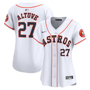 Jose Altuve Houston Astros white Limited jersey