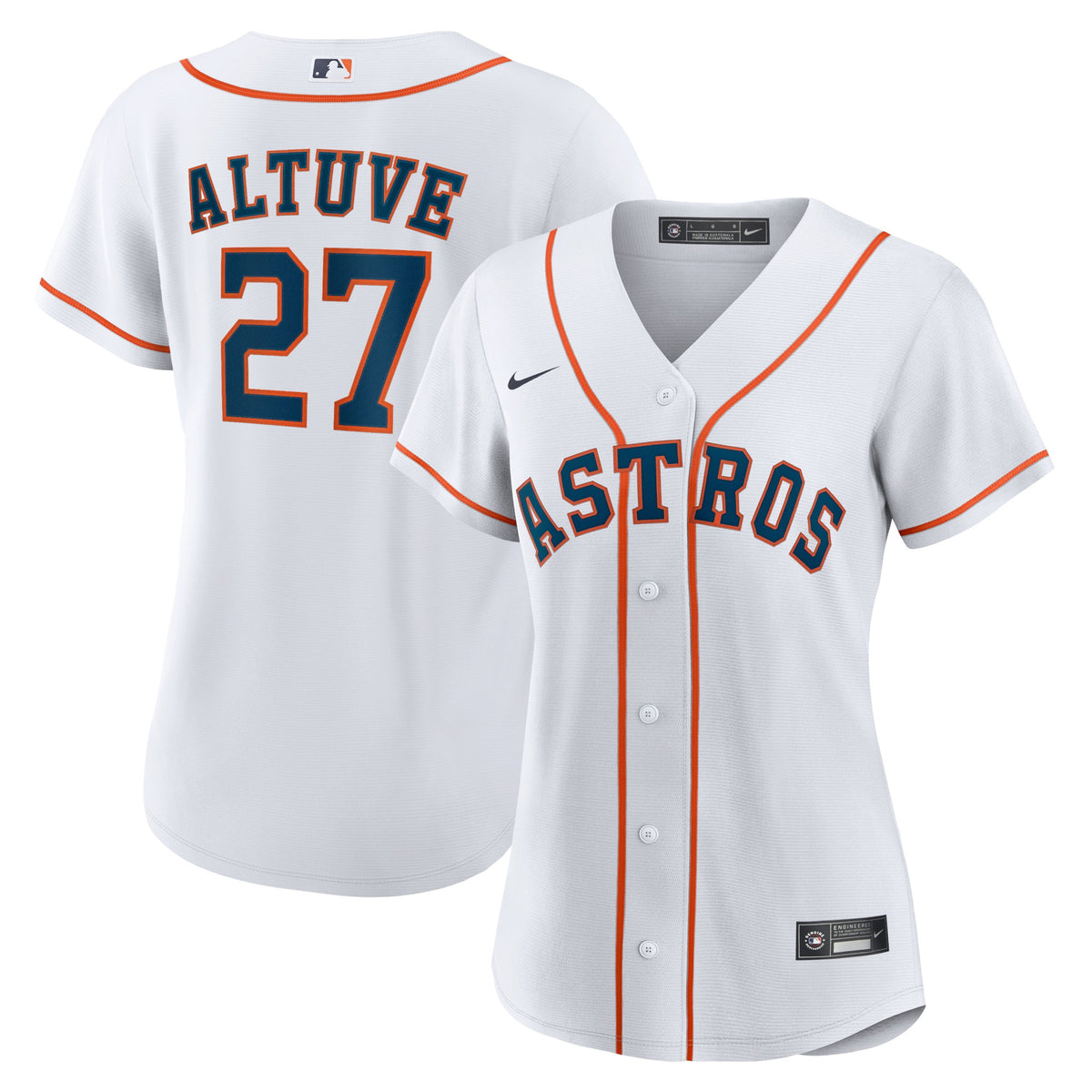 Jose Altuve Houston Astros white Home jersey