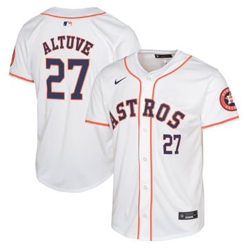 Jose Altuve Houston Astros white Limited jersey