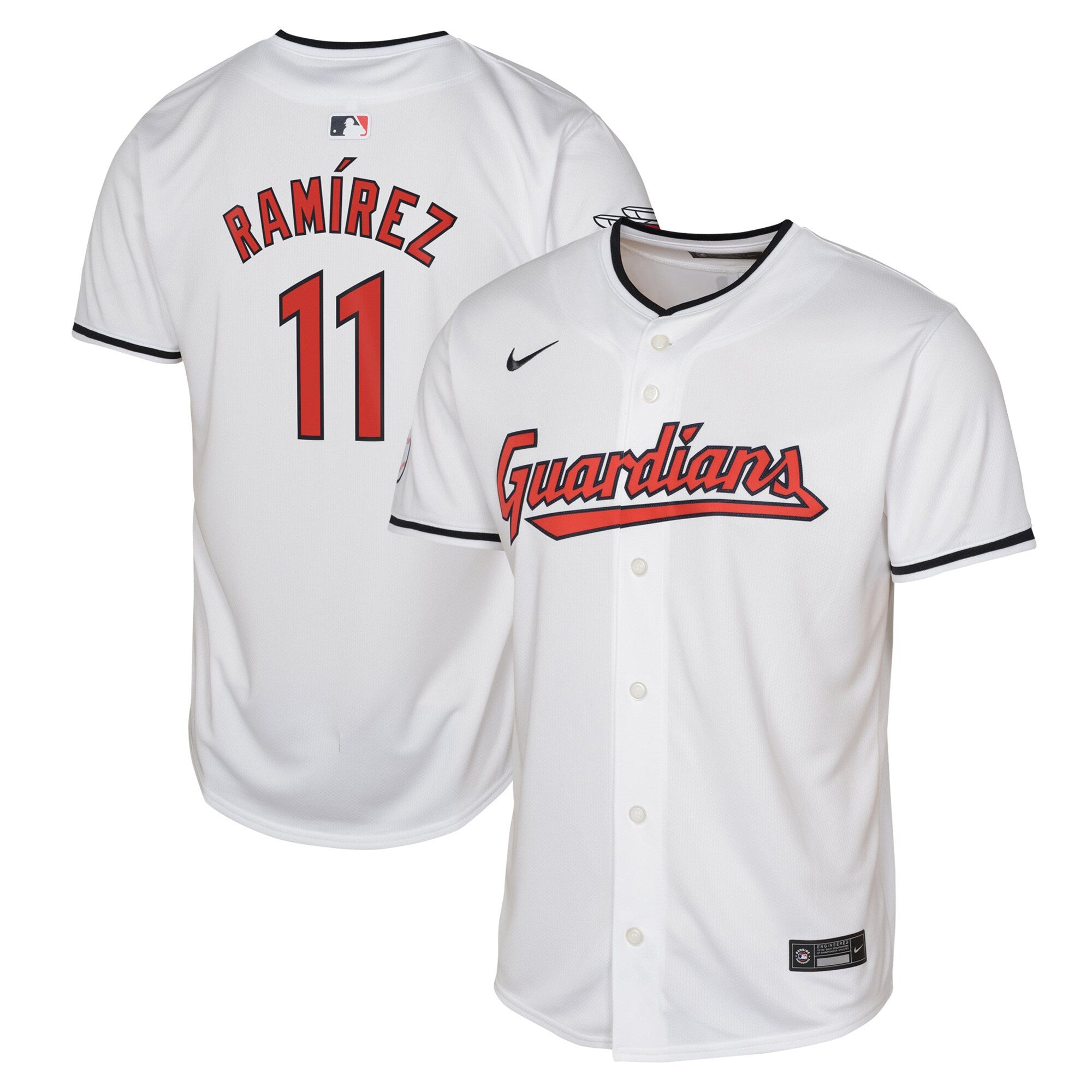 Jose Ramirez Cleveland Guardians white Limited jersey