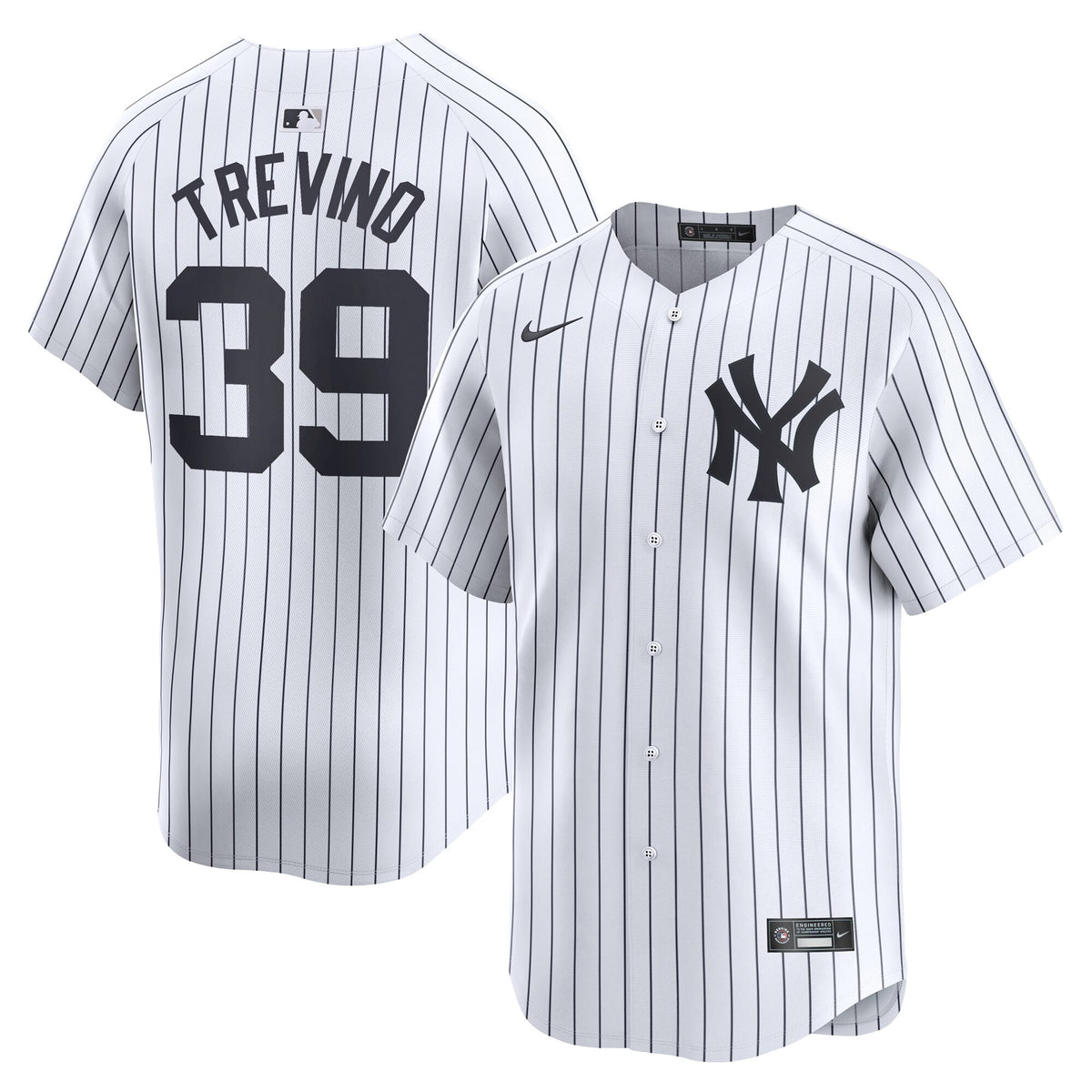 Jose Trevino New York Yankees white Limited jersey