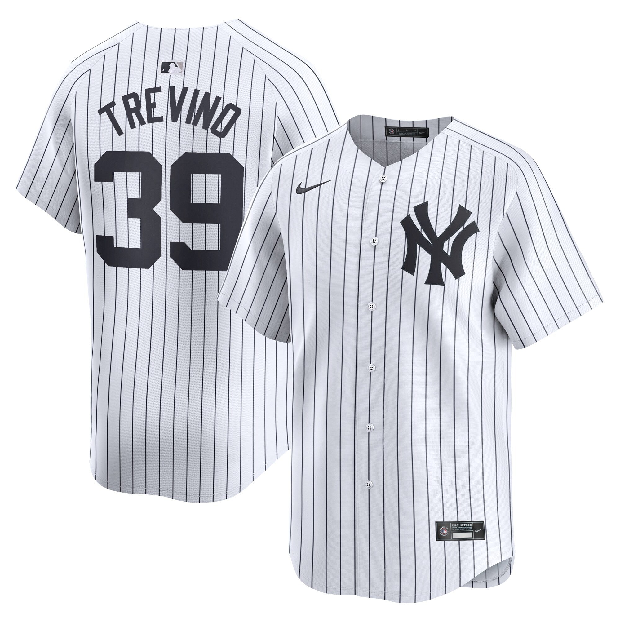 Jose Trevino New York Yankees white Limited jersey