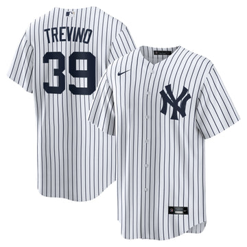 Jose Trevino New York Yankees white Home jersey