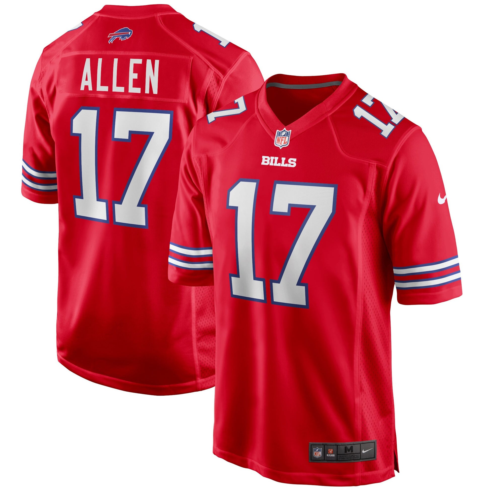 Josh Allen Buffalo Bills red Game jersey