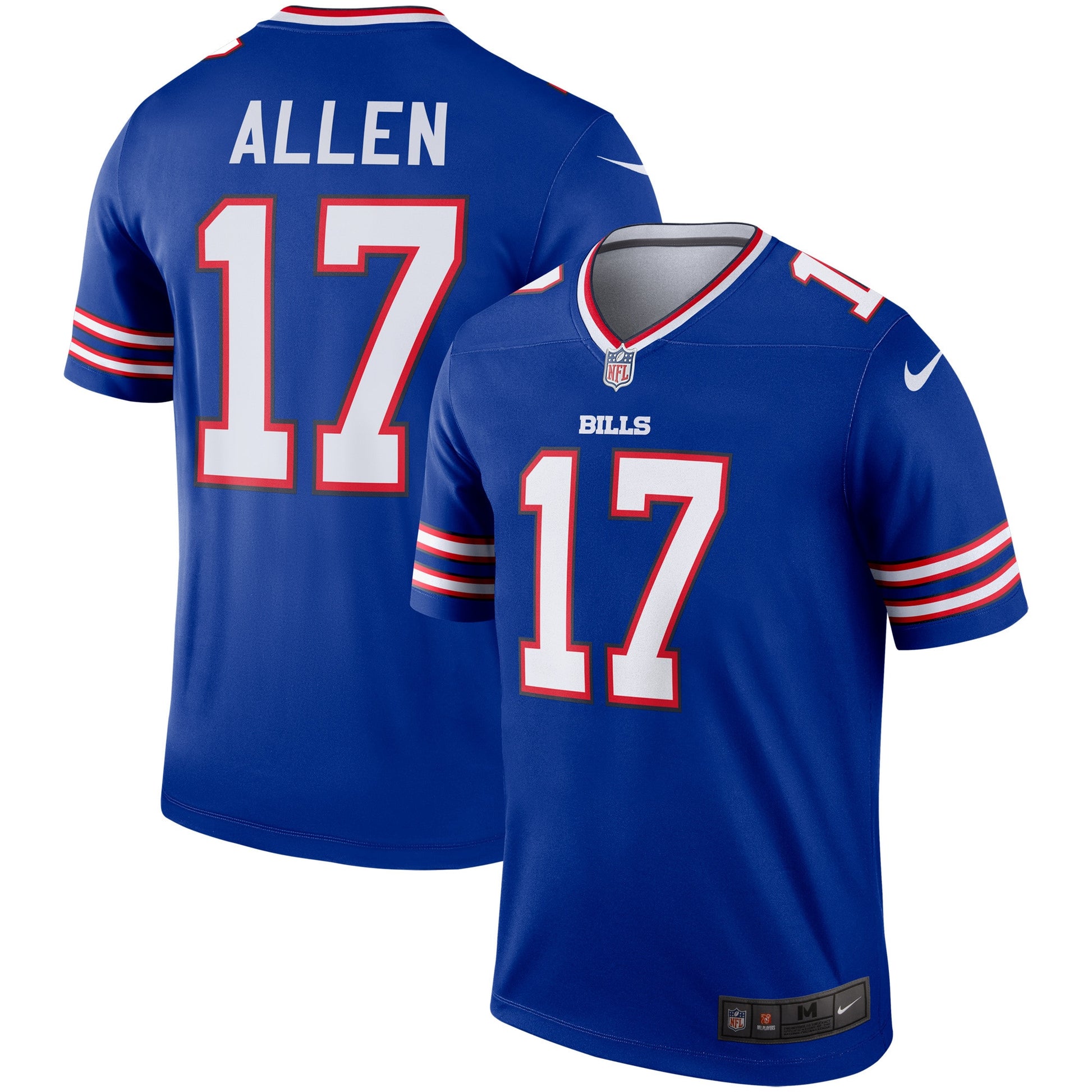 Josh Allen Buffalo Bills royal Legend jersey