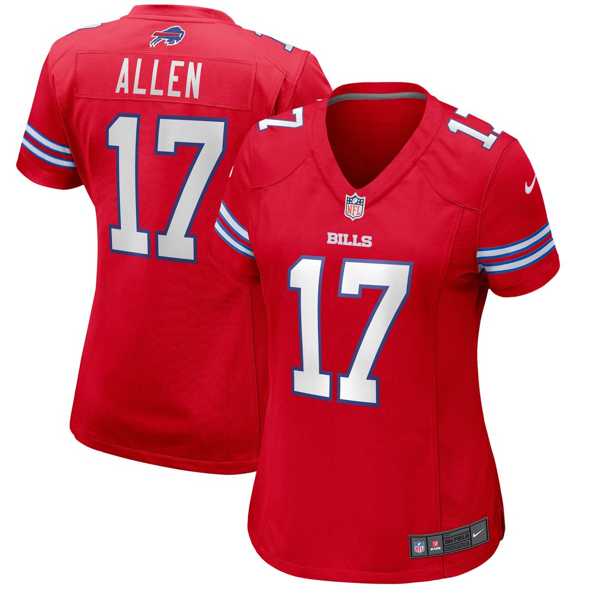 Josh Allen Buffalo Bills red Game jersey
