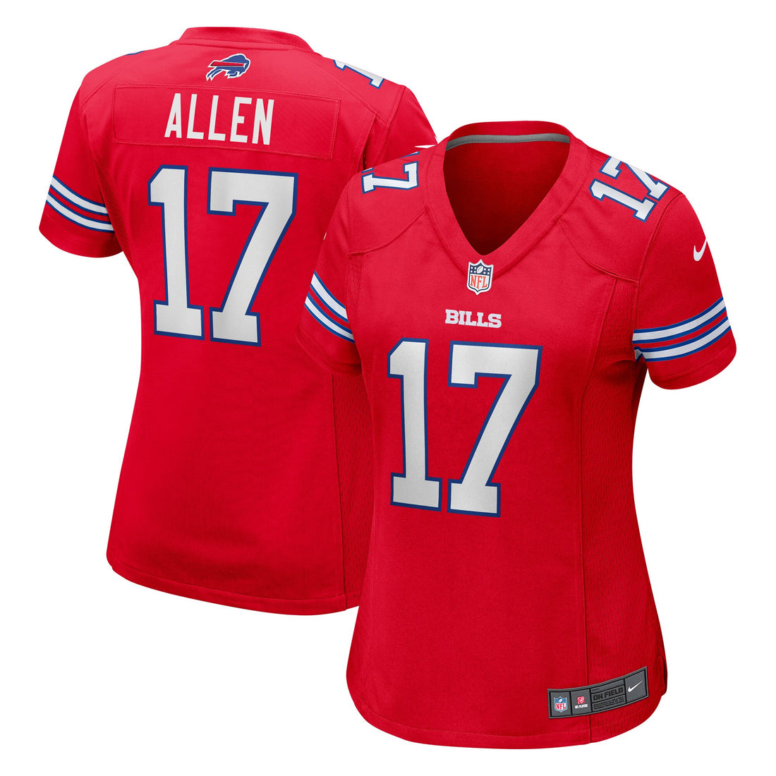 Josh Allen Buffalo Bills red jersey