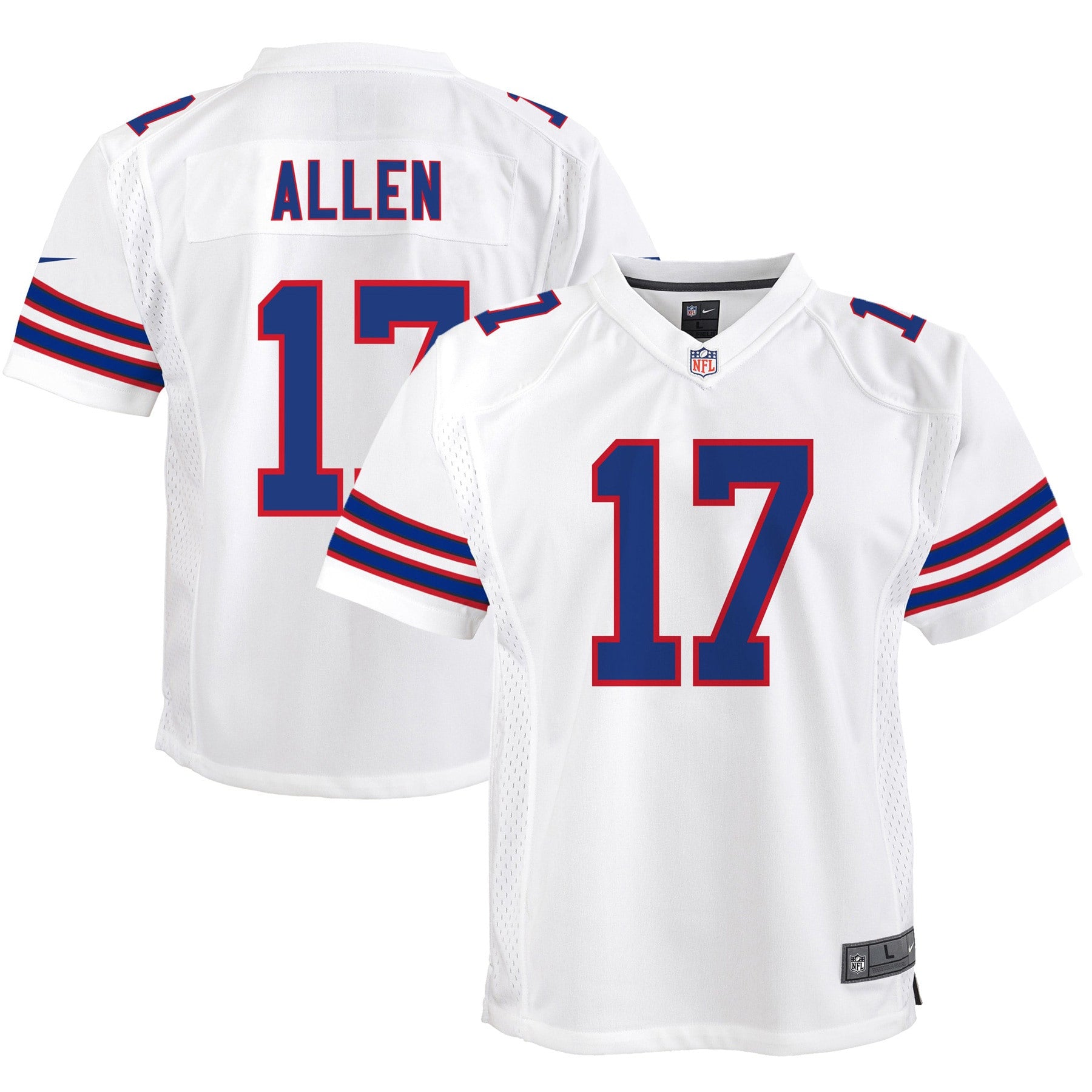 Josh Allen Buffalo Bills white jersey