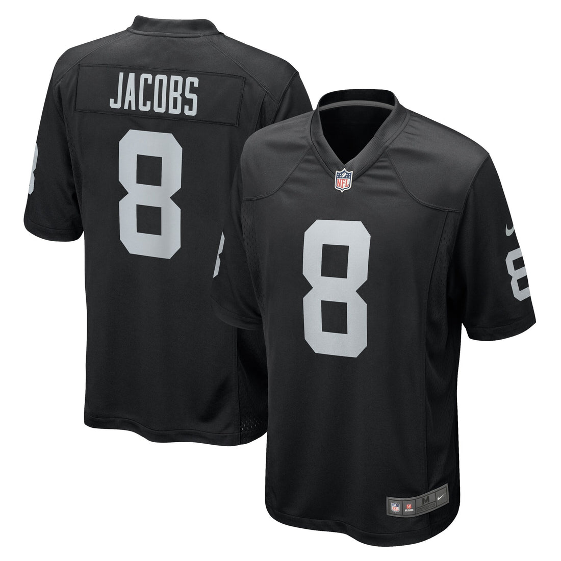 Josh Jacobs Las Vegas Raiders black Game jersey
