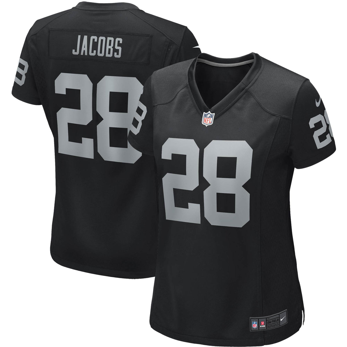 Josh Jacobs Las Vegas Raiders black Game jersey