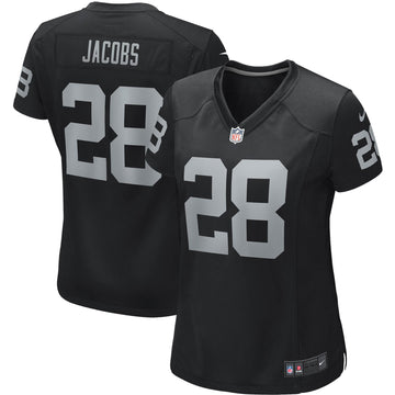 Josh Jacobs Las Vegas Raiders black Game jersey