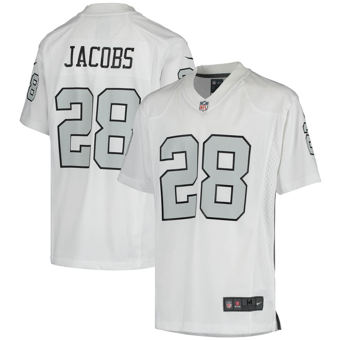 Josh Jacobs Las Vegas Raiders white Color Rush jersey