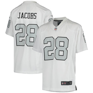 Josh Jacobs Las Vegas Raiders white Color Rush jersey