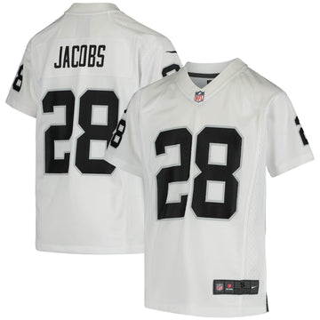 Josh Jacobs Las Vegas Raiders white jersey
