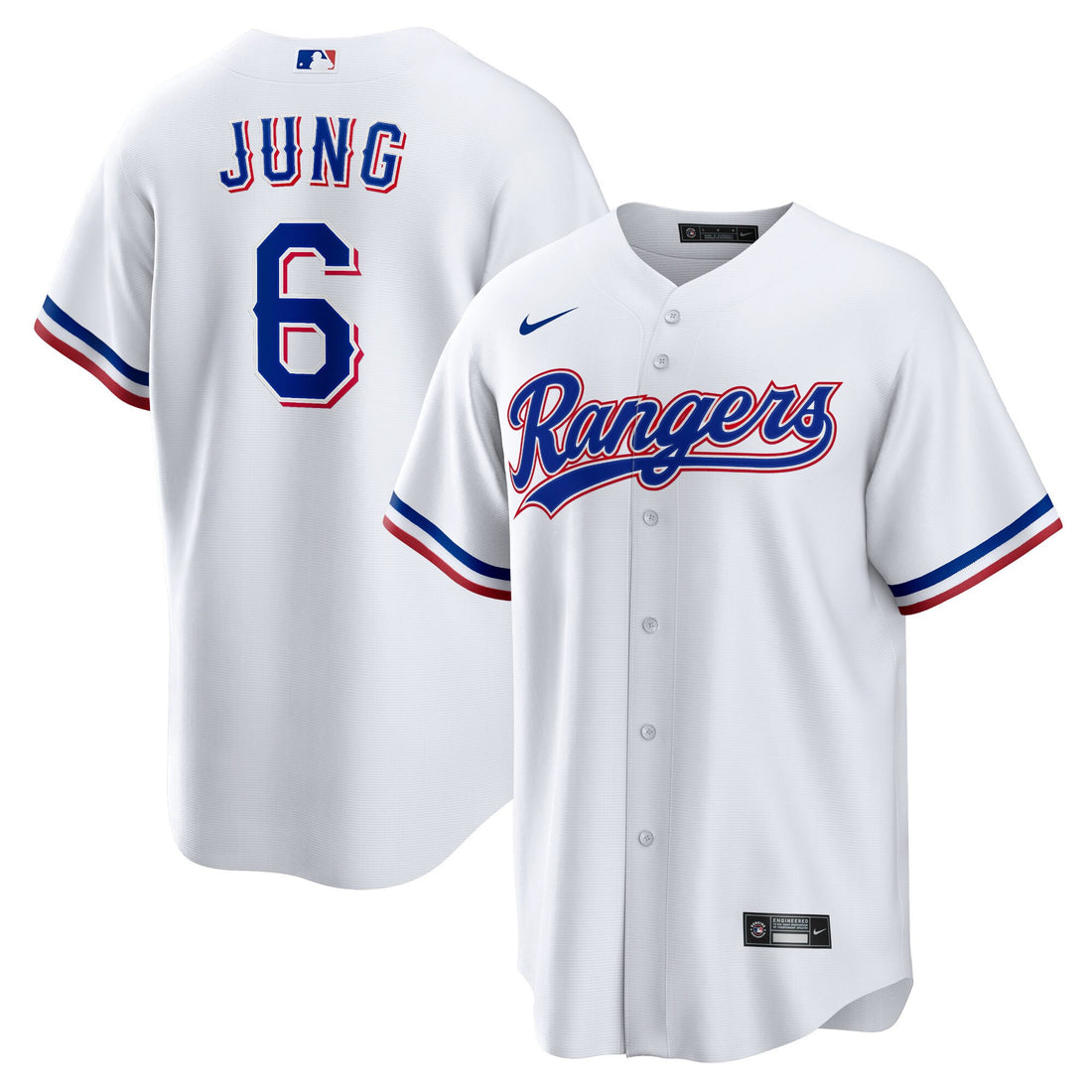 Josh Jung Texas Rangers white jersey