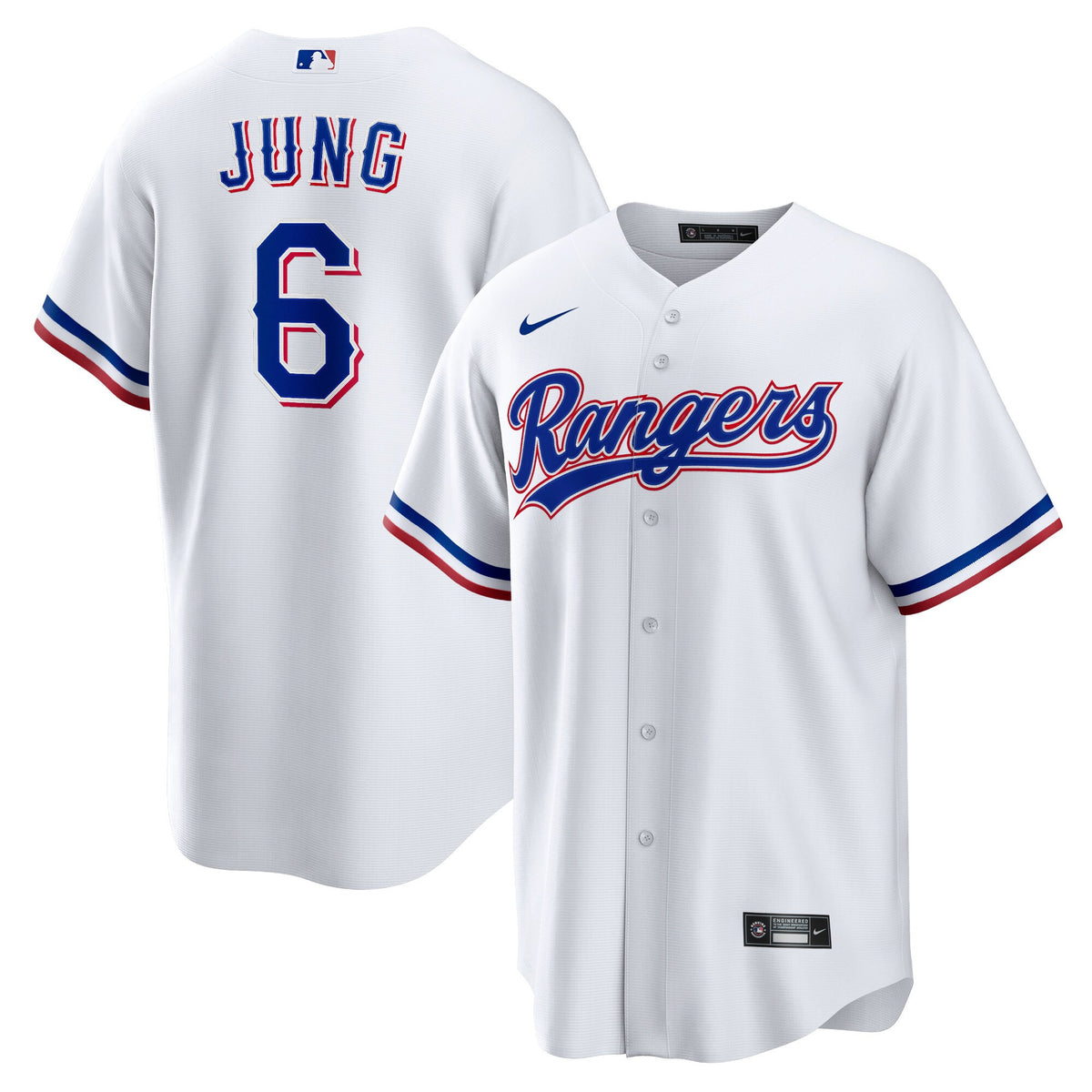 Josh Jung Texas Rangers white jersey