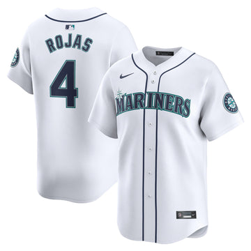 Josh Rojas Seattle Mariners white Limited jersey