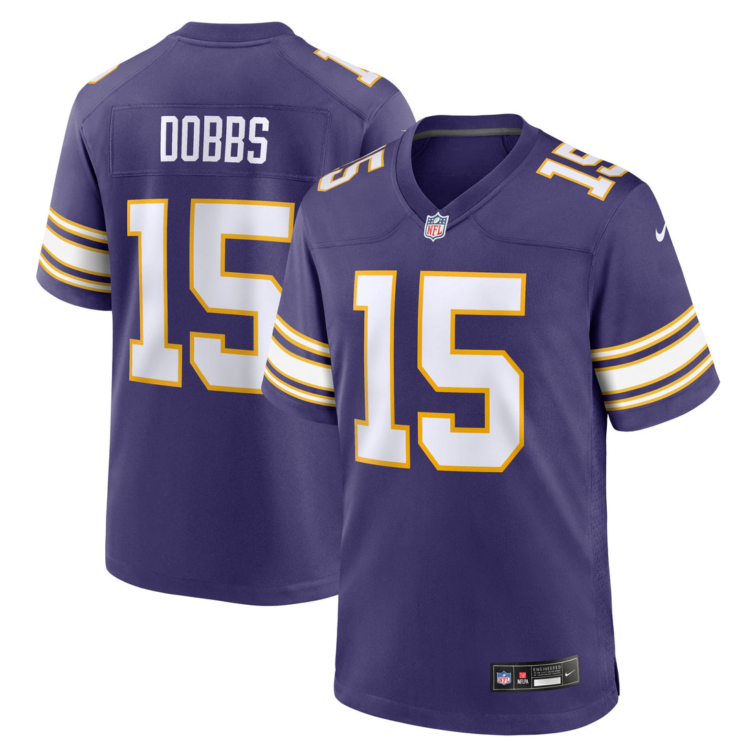 Joshua Dobbs Minnesota Vikings purple Alternate jersey