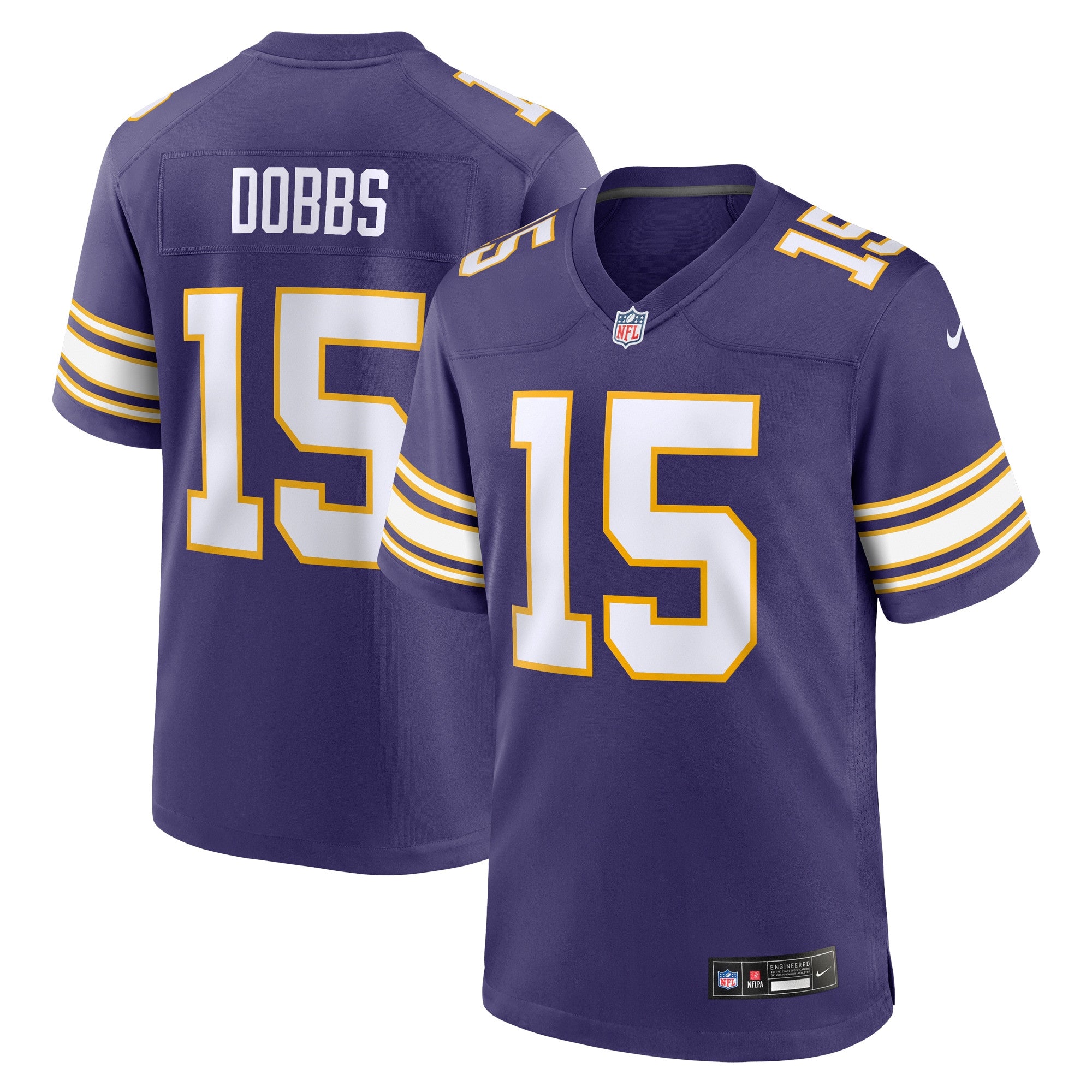 Joshua Dobbs Minnesota Vikings purple Alternate jersey