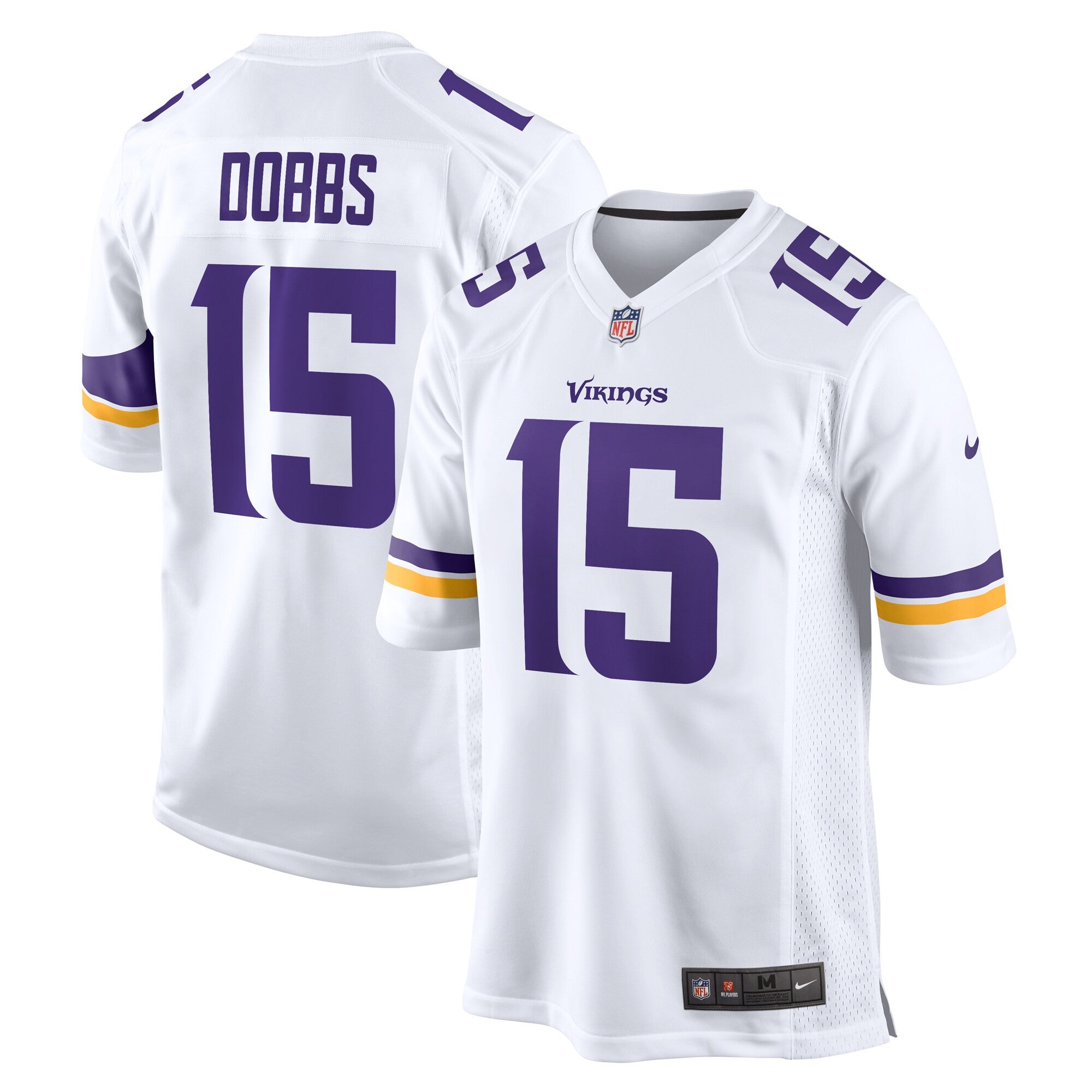 Joshua Dobbs Minnesota Vikings white jersey