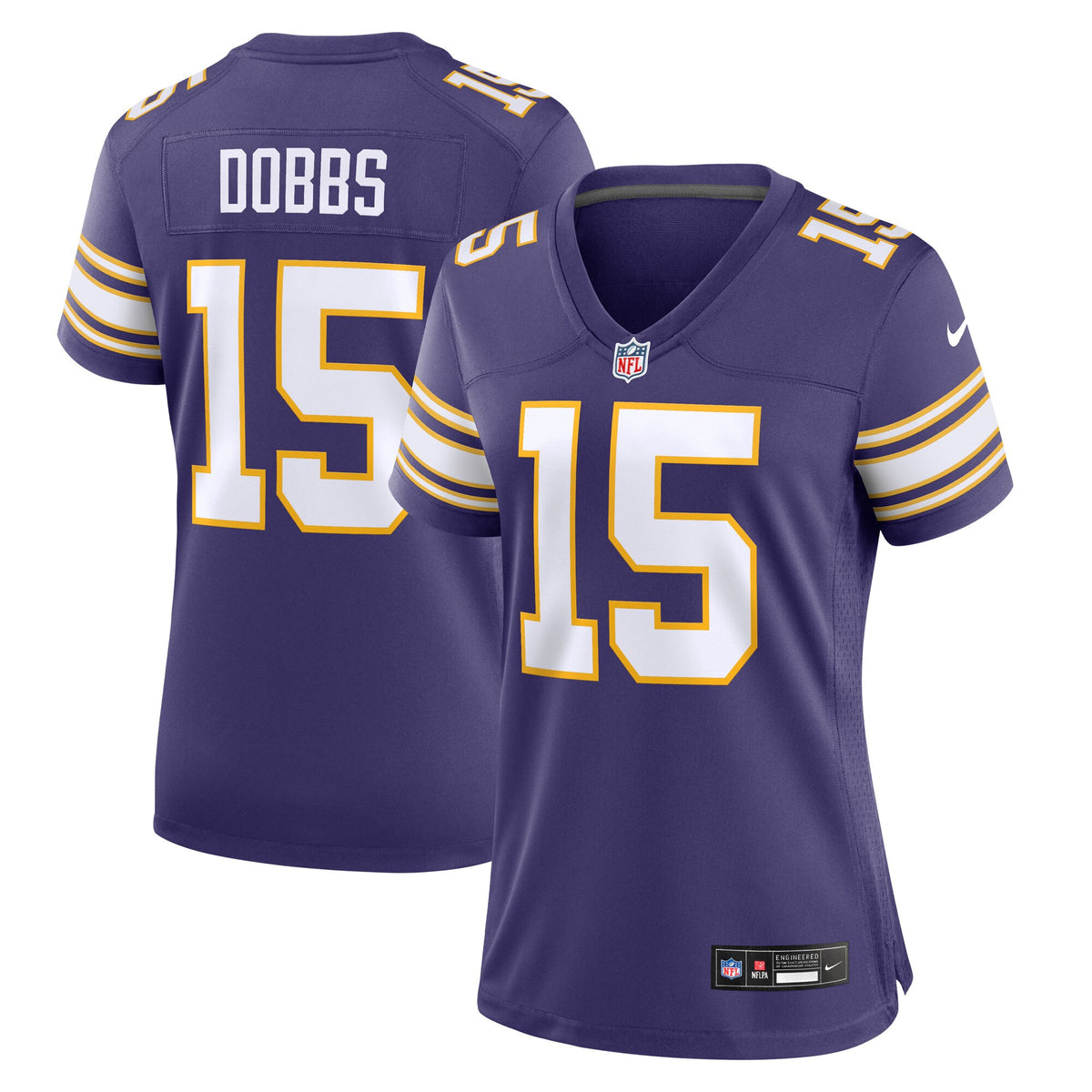 Joshua Dobbs Minnesota Vikings purple Alternate jersey