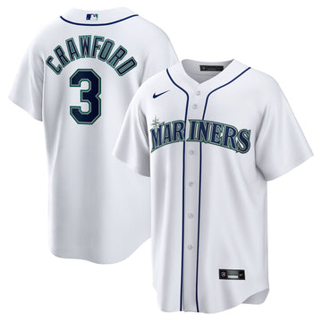 Jp Crawford Seattle Mariners white Home jersey