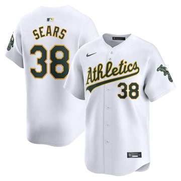 Jp Sears Oakland Athletics white Limited jersey