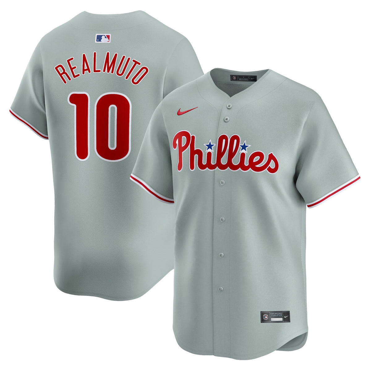 J.t. Realmuto Philadelphia Phillies gray Limited jersey