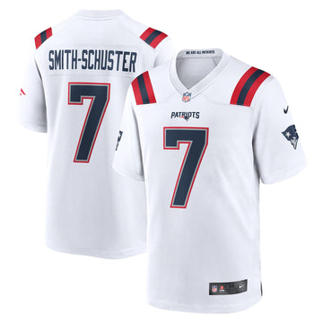 Juju Smith-schuster New England Patriots white Game jersey